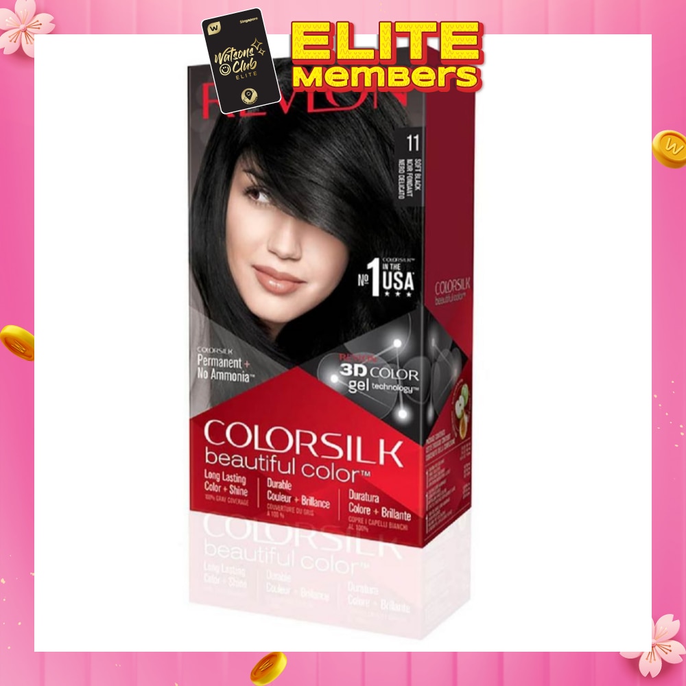 REVLON Colorsilk Haircolor 11 Soft Black