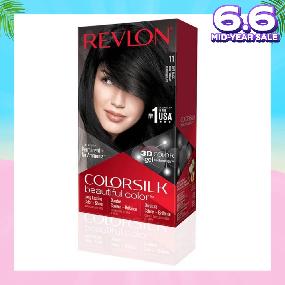 REVLON Colorsilk Haircolor 11 Soft Black