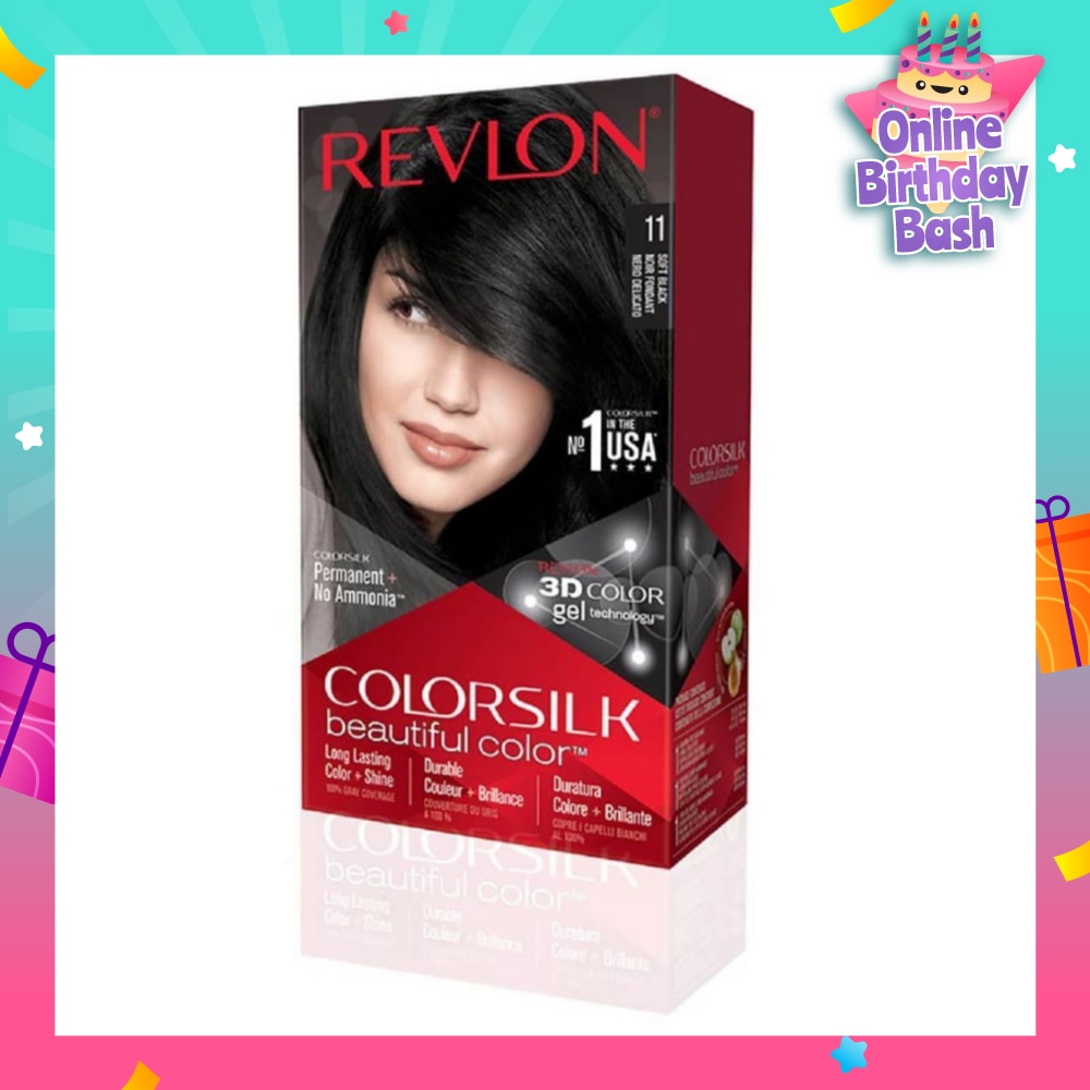REVLON Colorsilk Haircolor 11 Soft Black