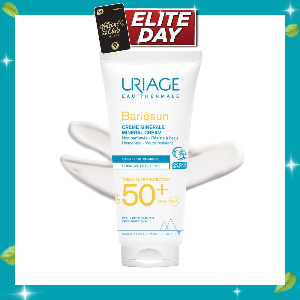 Bariesun Spf50 Mineral Cream (Provide Intense Protection Against Dryness) 100ml (Expiry: May`2027) image