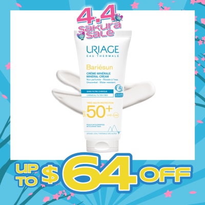 URIAGE - Bariesun Spf50 Mineral Cream (Provide Intense Protection Against Dryness) 100ml