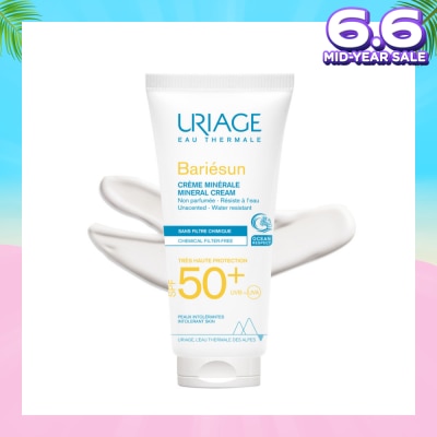 URIAGE Bariesun Spf50 Mineral Cream (Provide Intense Protection Against Dryness) 100ml