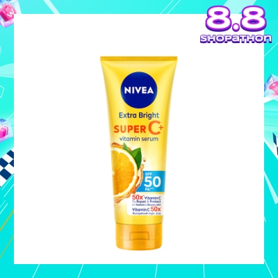 NIVEA Extra Brightening Super C (Spf 50) For Radiant & Bouncy Skin, 320ml