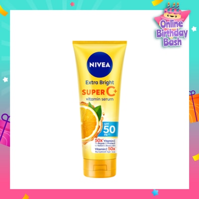 NIVEA Extra Brightening Super C (Spf 50) For Radiant & Bouncy Skin, 320ml