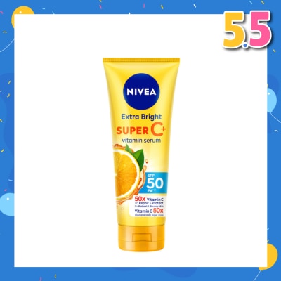 NIVEA Extra Brightening Super C (Spf 50) For Radiant & Bouncy Skin, 320ml