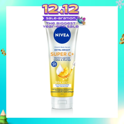 NIVEA Extra Brightening Super C (Spf 50) For Radiant & Bouncy Skin, 320ml
