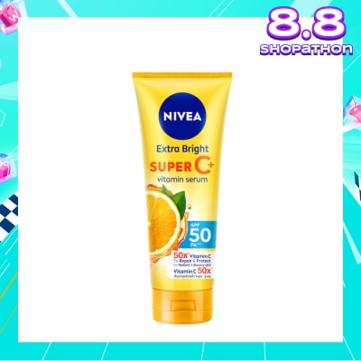 NIVEA Extra Brightening Super C (Spf 50) For Radiant & Bouncy Skin, 320ml