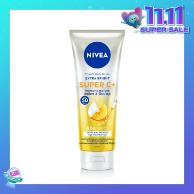 NIVEA Extra Brightening Super C (Spf 50) For Radiant & Bouncy Skin, 320ml