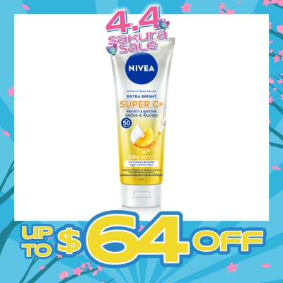 NIVEA - Extra Brightening Super C (Spf 50) For Radiant & Bouncy Skin, 320ml