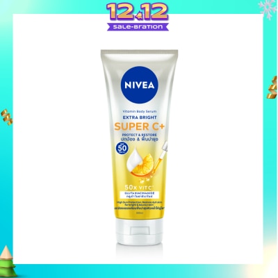 NIVEA Extra Brightening Super C (Spf 50) For Radiant & Bouncy Skin, 320ml