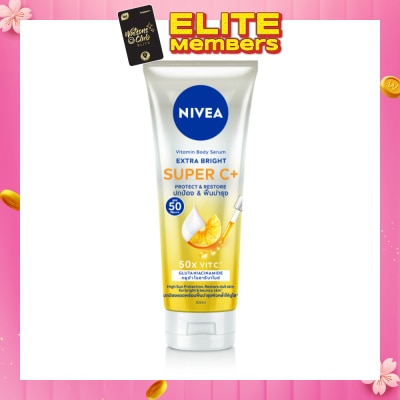 NIVEA Extra Brightening Super C (Spf 50) For Radiant & Bouncy Skin, 320ml