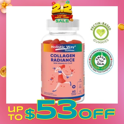 HOLISTIC WAY Collagen Radiance Gummy (Support Healthy Skin Hydration And Antioxidant Protection) 60s