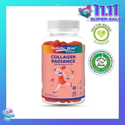 HOLISTIC WAY Collagen Radiance Gummy (Support Healthy Skin Hydration And Antioxidant Protection) 60s