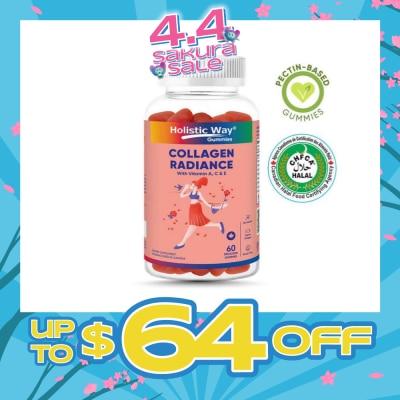HOLISTIC WAY - Collagen Radiance Gummy (Support Healthy Skin Hydration And Antioxidant Protection) 60s