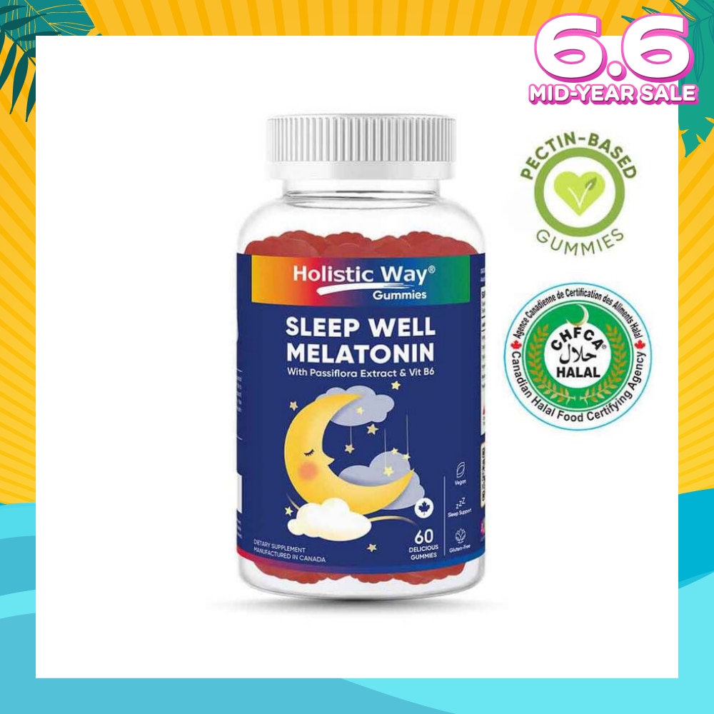 Sleep Well Melatonin Gummy (Support Sleep Quality) 60s