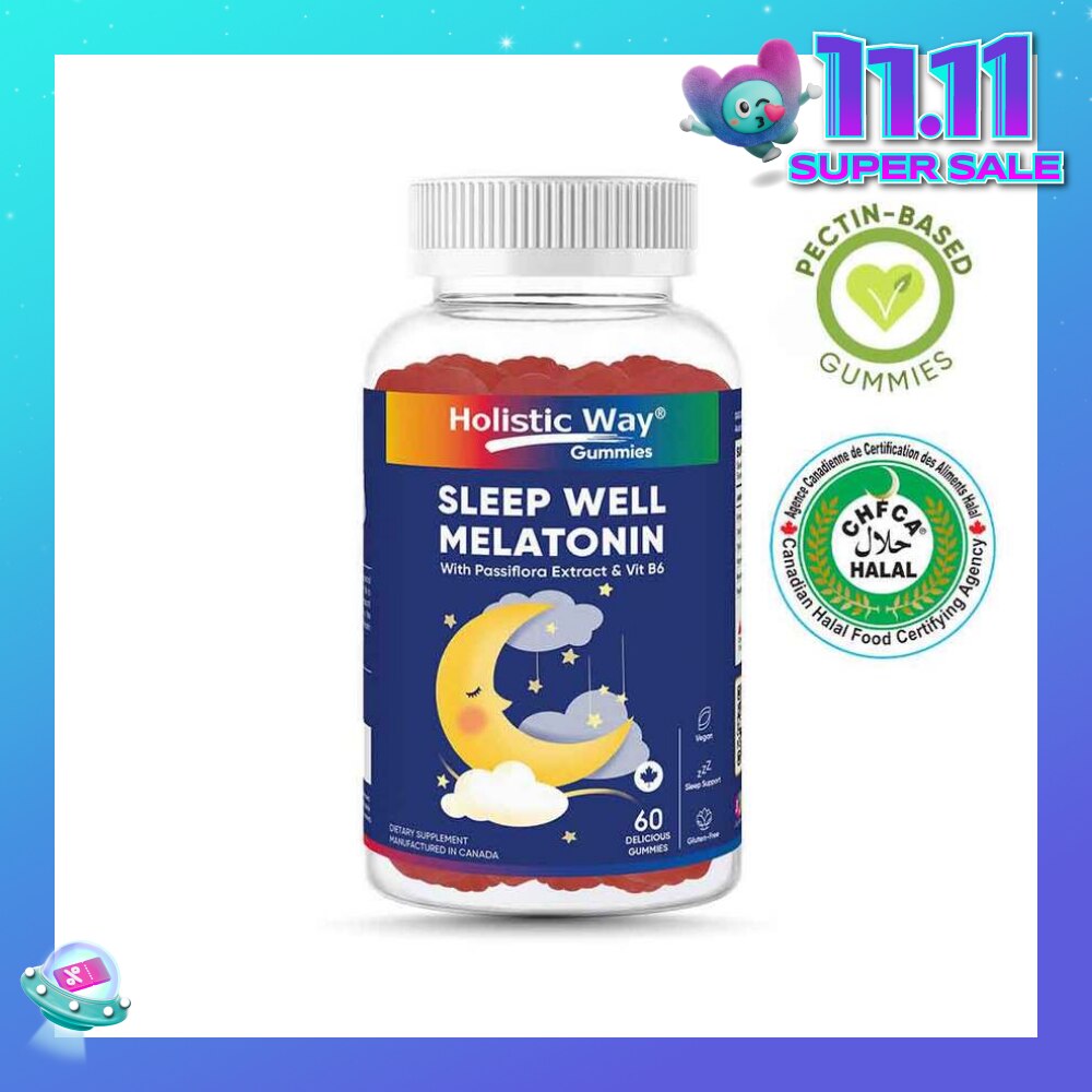 Sleep Well Melatonin Gummy (Support Sleep Quality) 60s