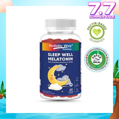 HOLISTIC WAY Sleep Well Melatonin Gummy (Support Sleep Quality) 60s