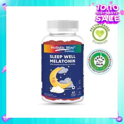 HOLISTIC WAY Sleep Well Melatonin Gummy (Support Sleep Quality) 60s