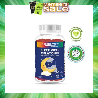 HOLISTIC WAY - Sleep Well Melatonin Gummy (Support Sleep Quality) 60s