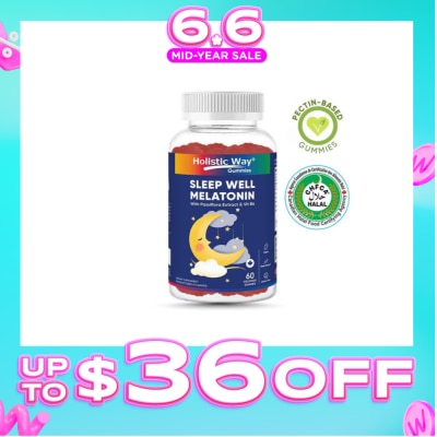 HOLISTIC WAY - Sleep Well Melatonin Gummy (Support Sleep Quality) 60s