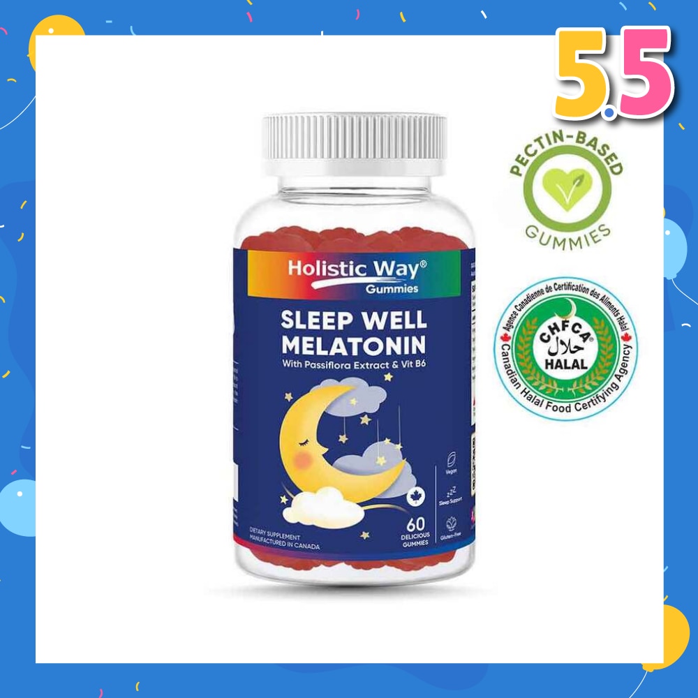 Sleep Well Melatonin Gummy (Support Sleep Quality) 60s