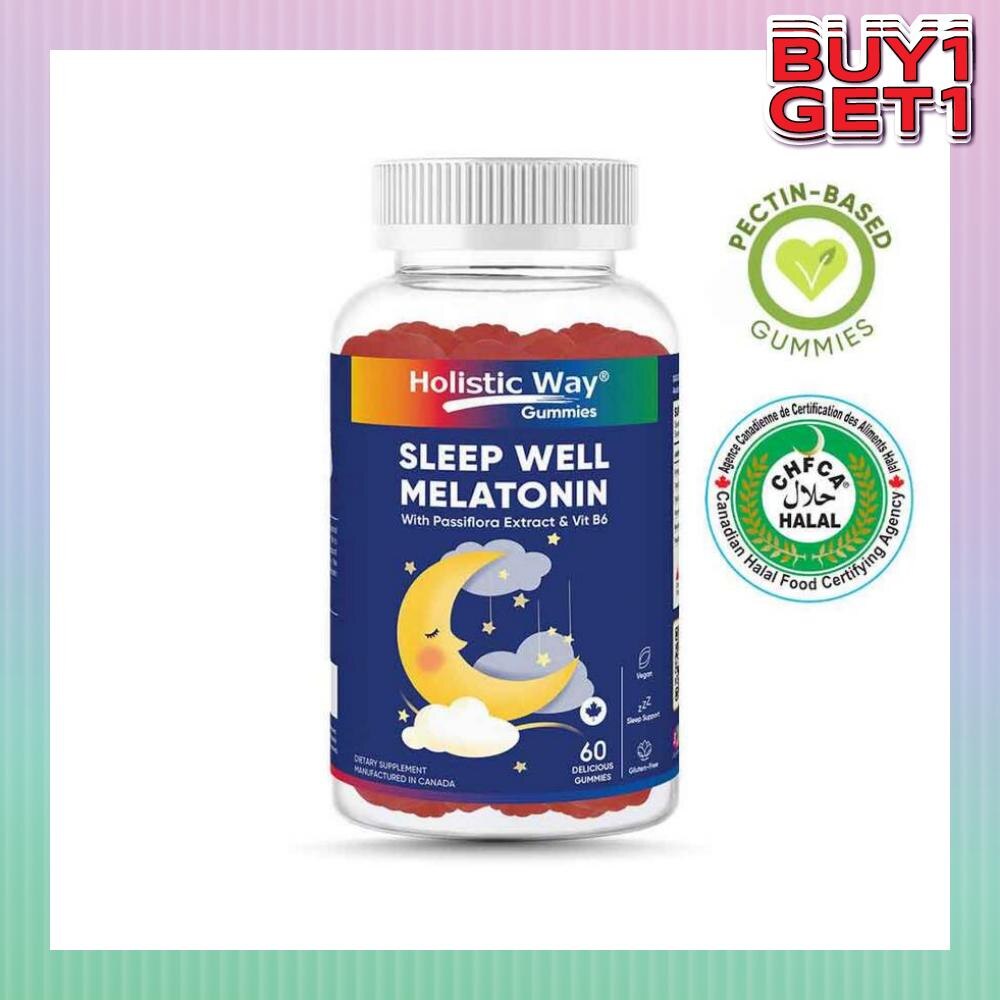 Sleep Well Melatonin Gummy (Support Sleep Quality) 60s
