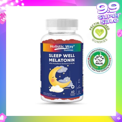 HOLISTIC WAY Sleep Well Melatonin Gummy (Support Sleep Quality) 60s