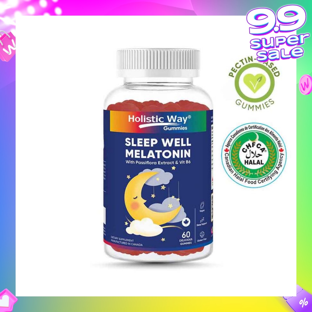 Sleep Well Melatonin Gummy (Support Sleep Quality) 60s