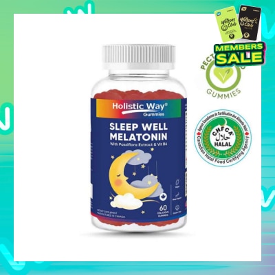 HOLISTIC WAY Sleep Well Melatonin Gummy (Support Sleep Quality) 60s