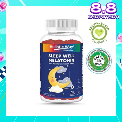 HOLISTIC WAY Sleep Well Melatonin Gummy (Support Sleep Quality) 60s