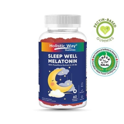 HOLISTIC WAY Sleep Well Melatonin Gummy (Support Sleep Quality) 60s