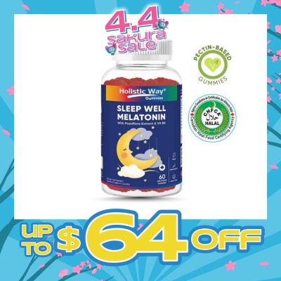 HOLISTIC WAY - Sleep Well Melatonin Gummy (Support Sleep Quality) 60s