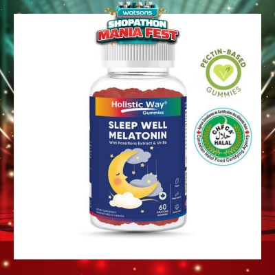 HOLISTIC WAY - Sleep Well Melatonin Gummy (Support Sleep Quality) 60s