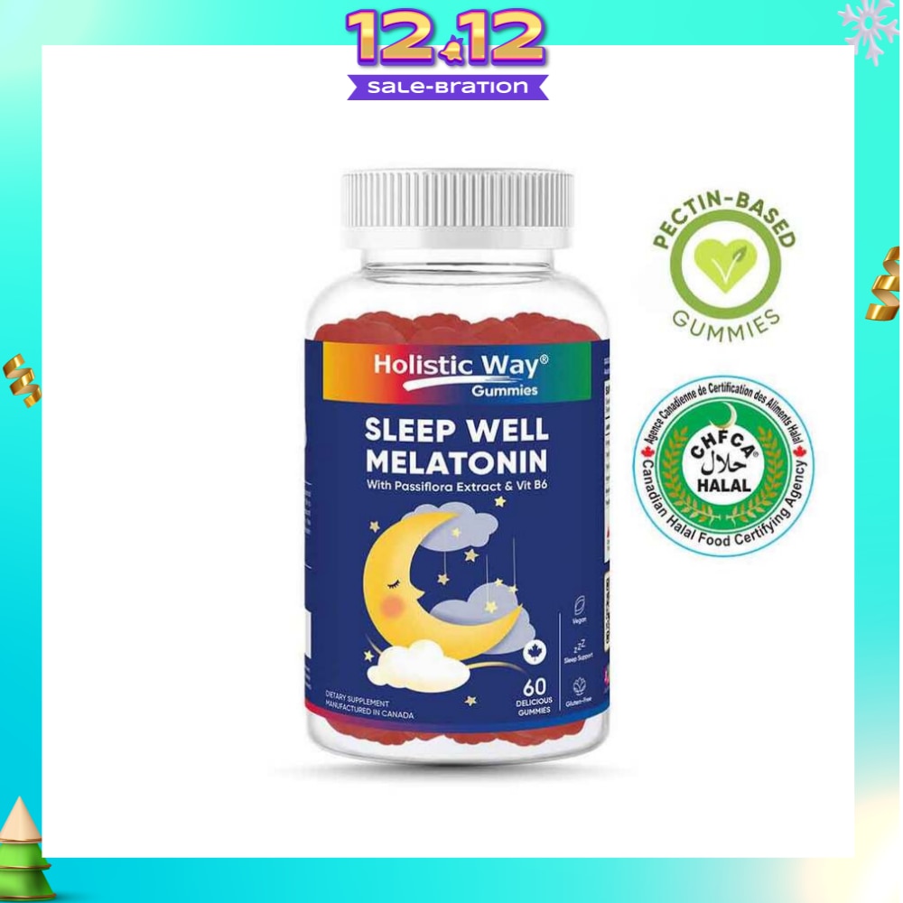 Sleep Well Melatonin Gummy (Support Sleep Quality) 60s