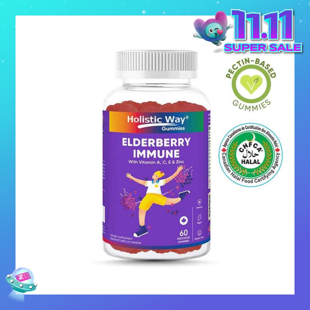 Elderberry Immune Gummy (Support Healthy Immune Function And Overall Wellness) 60s