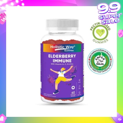 HOLISTIC WAY Elderberry Immune Gummy (Support Healthy Immune Function And Overall Wellness) 60s