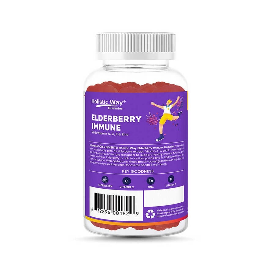 Elderberry Immune Gummy (Support Healthy Immune Function And Overall Wellness) 60s