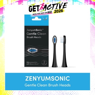 ZENYUM - Sonic Gentle Clean Brush Head Black 2s image