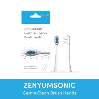 ZENYUM ZenyumSonic Gentle Clean Brush Heads (White) 2s