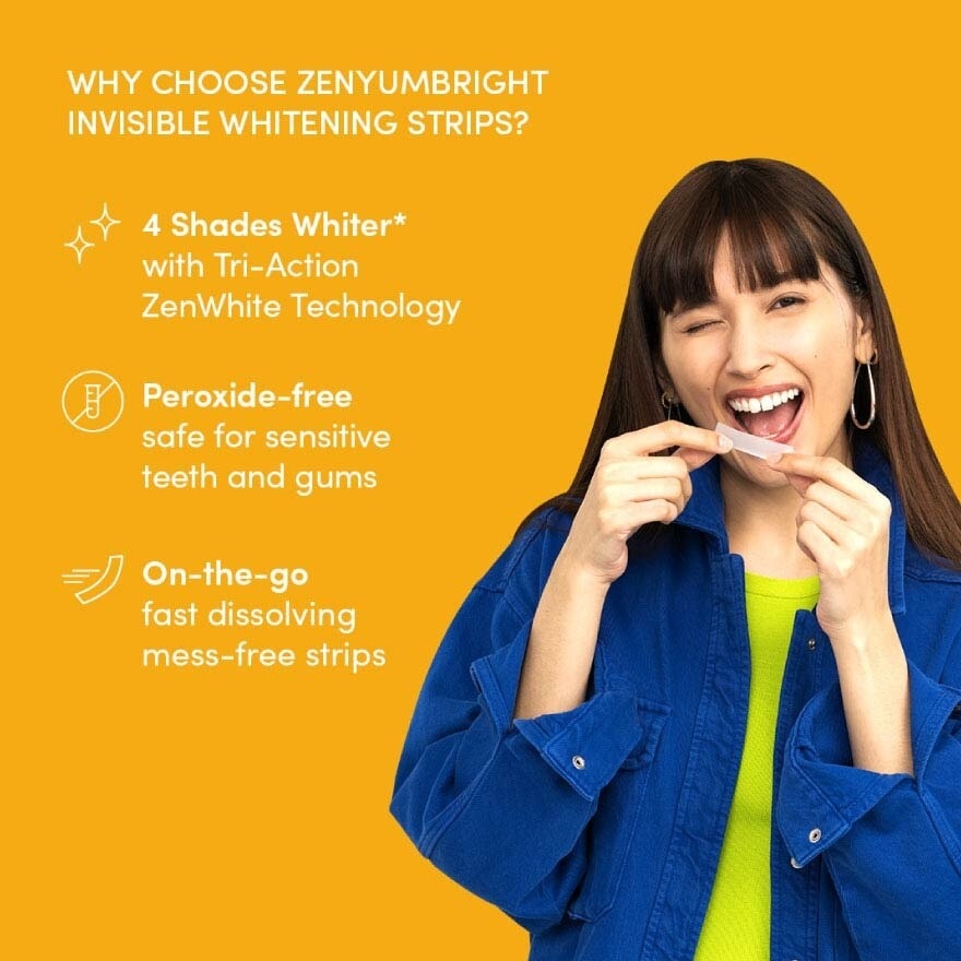 ZenyumBright Invisible Whitening Strips 14s