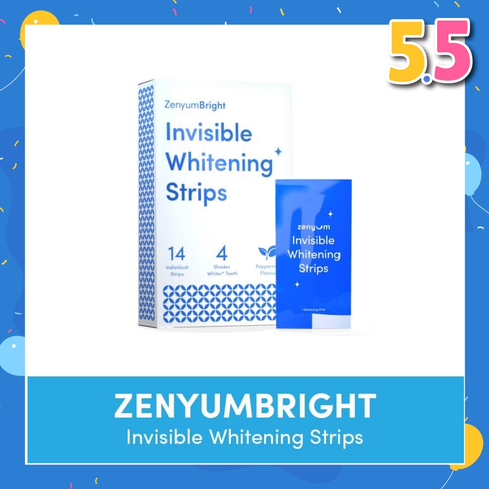 ZenyumBright Invisible Whitening Strips 14s