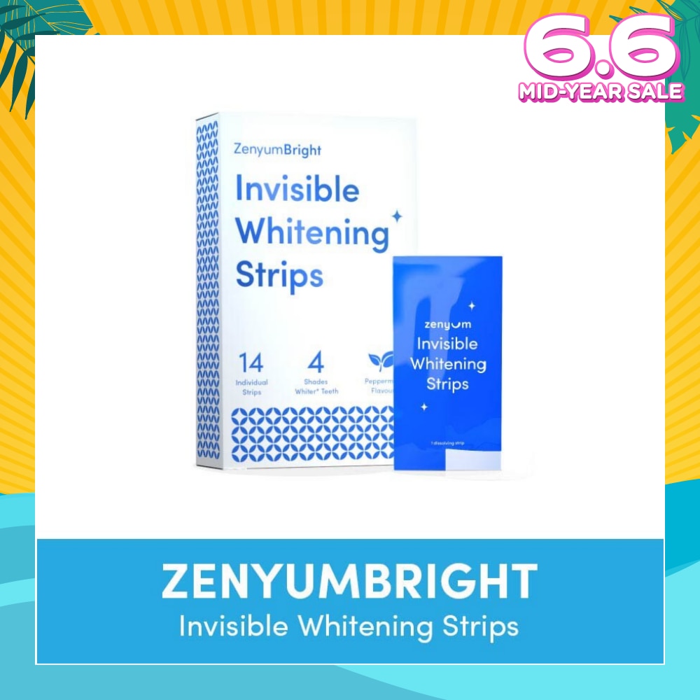 ZenyumBright Invisible Whitening Strips 14s