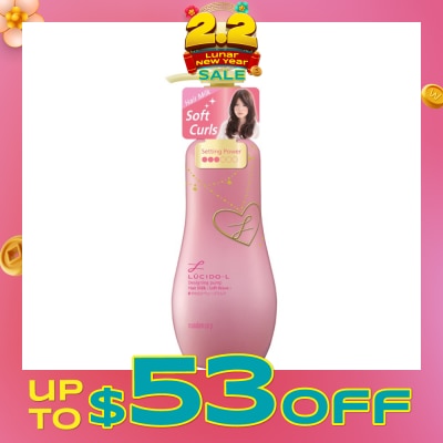 LUCIDO-L Designing Pump Hair Milk Soft Wave