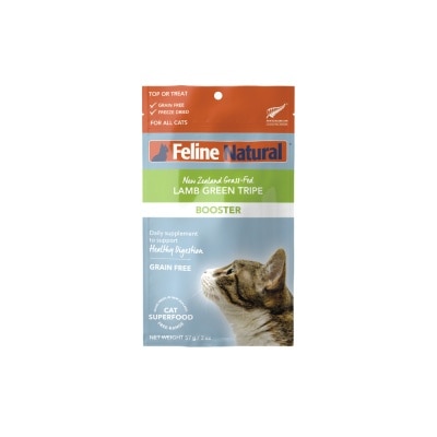 FELINE NATURAL - Lamb Green Tripe Freeze-Dried Booster for Cat 57g