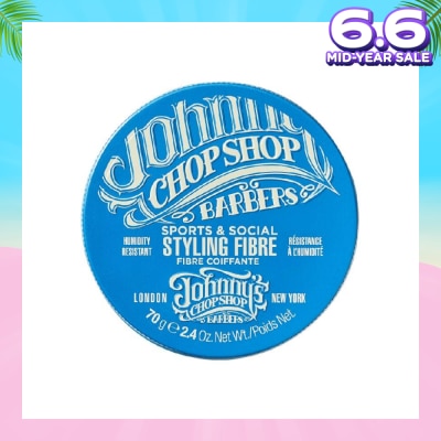 JOHNNY'S CHOP SHOP Sports And Social Styling Fibre (Matt Finish And An Extra Strong Hold) 70g