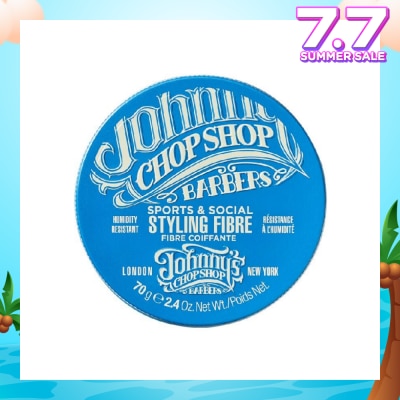 JOHNNY'S CHOP SHOP Sports And Social Styling Fibre (Matt Finish And An Extra Strong Hold) 70g