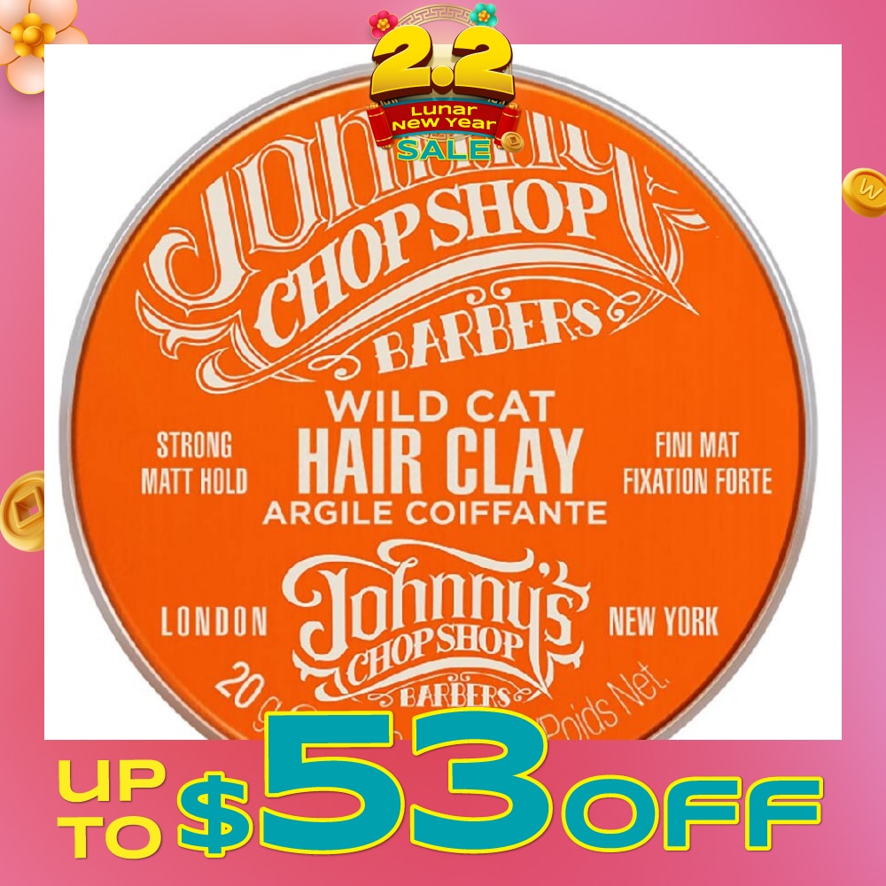 Wild Cat Hair Clay (Strong Hold) 70g