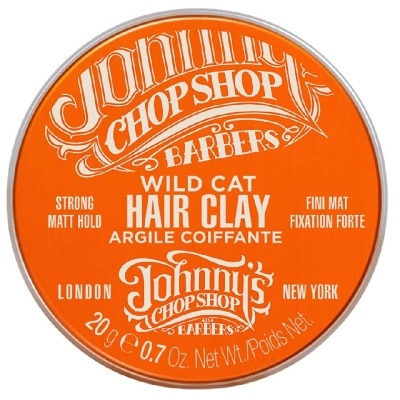 JOHNNY'S CHOP SHOP Wild Cat Hair Clay (Strong Hold) 70g