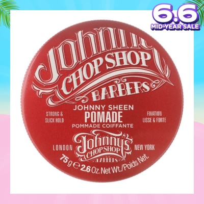 JOHNNY'S CHOP SHOP Sheen Hair Pomade (Water Based, Easy Wash) 75g