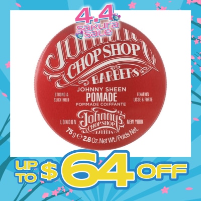 JOHNNY'S CHOP SHOP - Sheen Hair Pomade (Water Based, Easy Wash) 75g